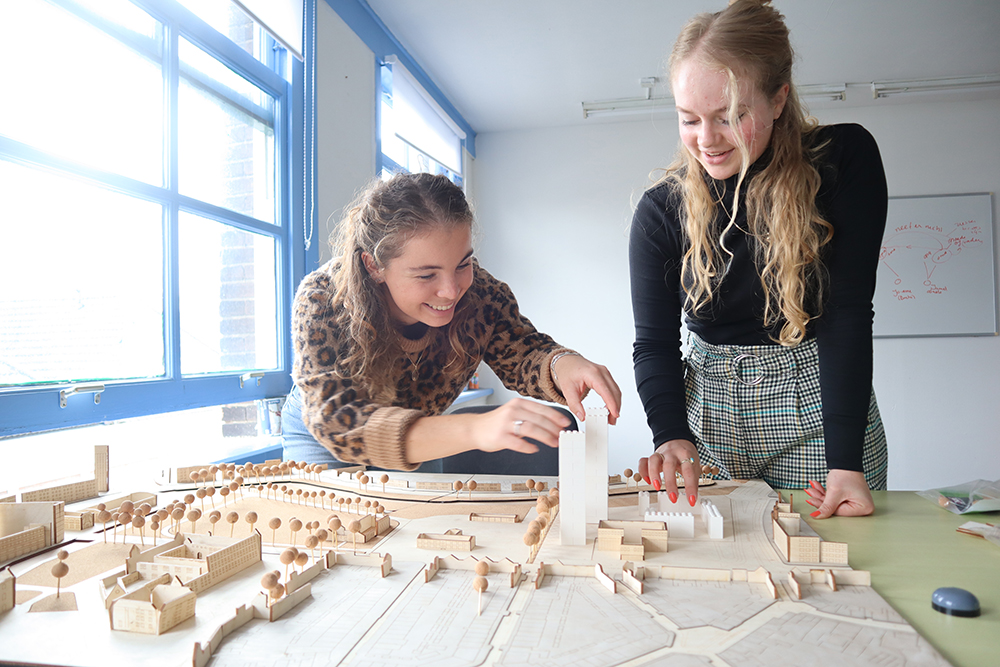 lasergesneden onderdelen voor maquette Open Kaart