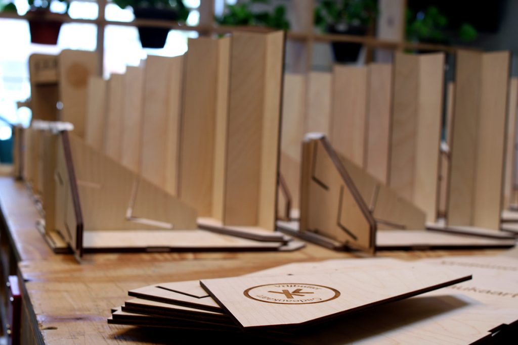 cadeaukaartendisplays voor Vrijbuiter Laserbeest