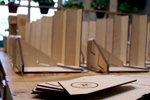 cadeaukaartendisplays voor Vrijbuiter Laserbeest