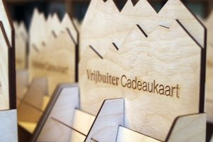 cadeaukaartendisplays voor Vrijbuiter Laserbeest