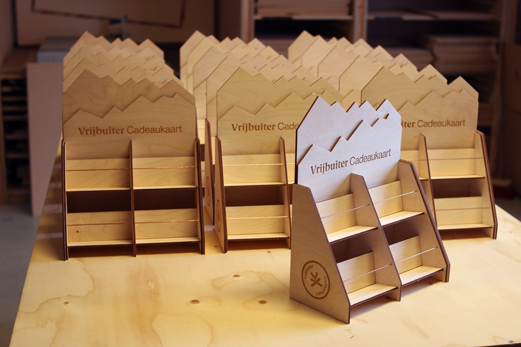 cadeaukaartendisplays voor Vrijbuiter Laserbeest