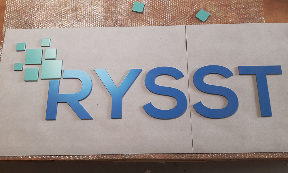 Logo laser cut