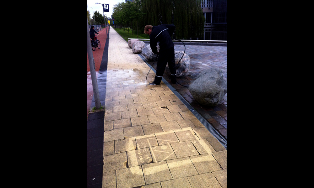 Laserbeest sjablonen