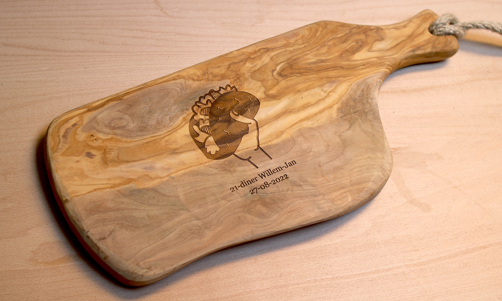 Laserbeest tapasplank