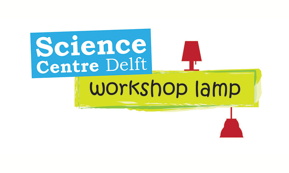 De workshop lamp is speciaal voor het Science Centre ontwikkeld.