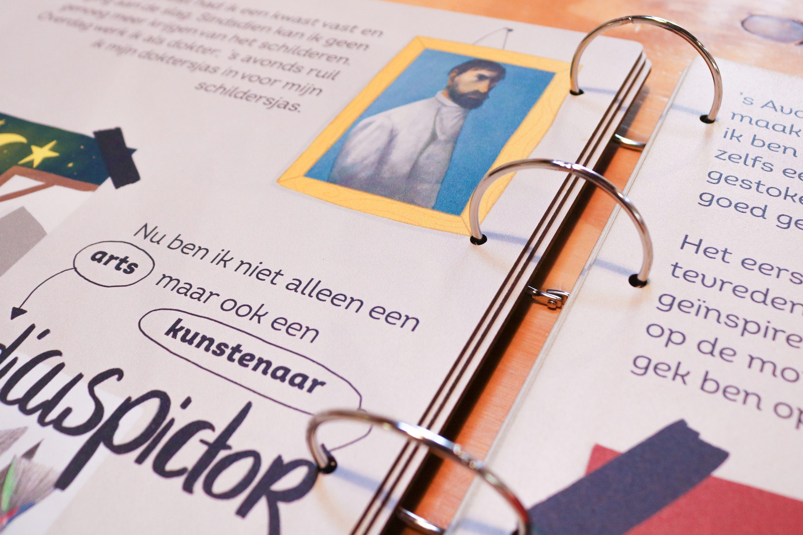 Houten kinderboek