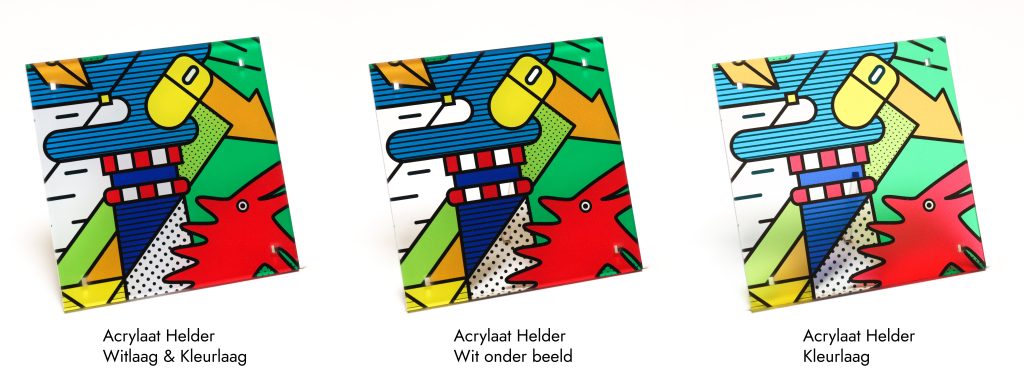 Acrylaat Helder Bedrukt