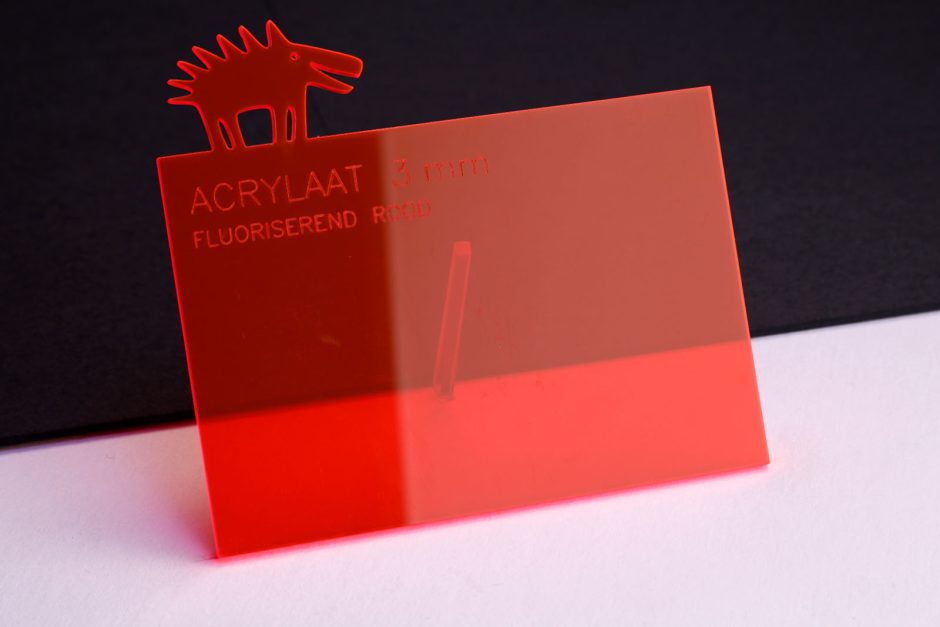 acrylaat fluor rood