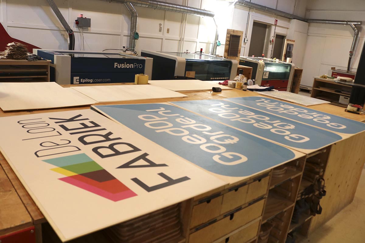Laserbeest Bedrukte materialen lasersnijden