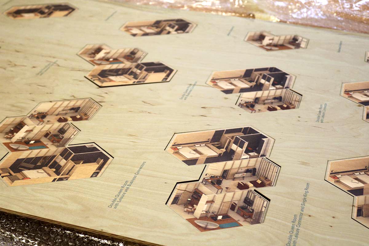 Laserbeest Bedrukte materialen lasersnijden