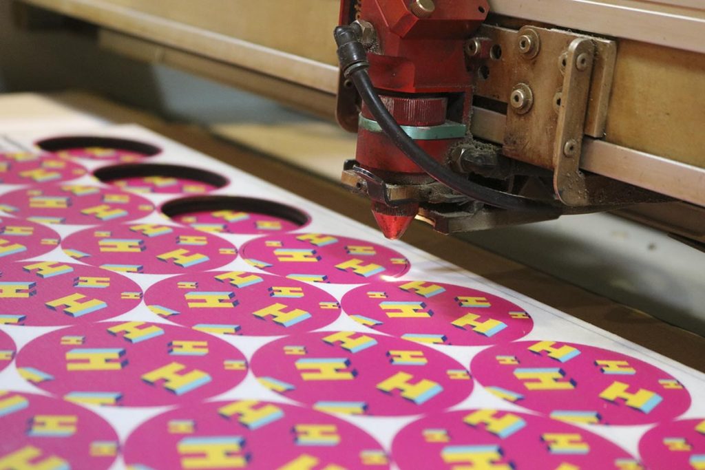 Bedrukking in combinatie met lasersnijden